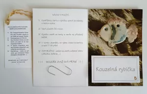 Kouzelná rybička-zelená originální keramická dekorace s přáním, ruční výroba, dárkové balení, Regionální produkt Jizerské hory. Kouzelná rybička-zelená originální keramická dekorace s přáním, ruční výroba, dárkové balení, Regionální produkt Jizerské hory.